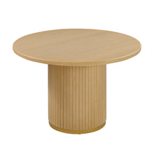 Chelsea 47" Oak Wood Round Dining Table