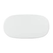Elika 80" Faux Plaster Indoor / Outdoor Oval Dining Table