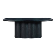 Elika 80" Faux Plaster Indoor / Outdoor Oval Dining Table