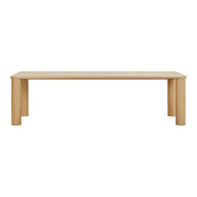 Akola 106" Oak Rectangular Dining Table