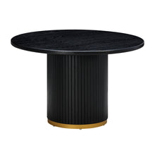 Chelsea 47" Oak Wood Round Dining Table