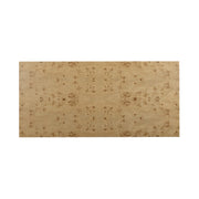 Brandyss 90" Natural Burl Rectangular Dining Table