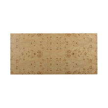 Brandyss 90" Natural Burl Rectangular Dining Table