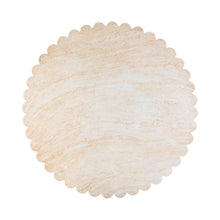 Blossom 54" Washed Faux Travertine Finish Indoor/Outdoor Round Dining Table