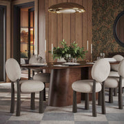Sulley Cream Performance Chenille Dining Chair