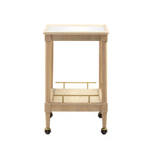 Slosh 37" Natural Ash Bar Cart