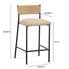Celine Boucle Bar And Counter Stool