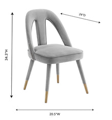Petra Performance Velvet Dining Chair