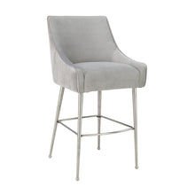 Beatrix Pleated Performance Velvet Stool