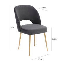 Swell Performance Velvet Dining Chair