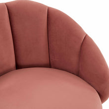 Myla Performance Velvet Swivel Stool