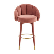 Myla Performance Velvet Swivel Stool