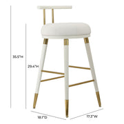 Juniper Performance Vegan Leather Stool