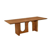 Satra 92" Walnut Rectangular Dining Table