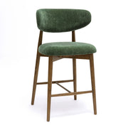 Zinea Performance Textured Velvet Counter Stool