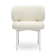 Maureen Cream Performance Upcycled Linen Dining Chair
