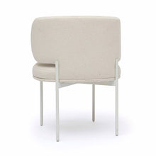 Maureen Cream Performance Upcycled Linen Dining Chair