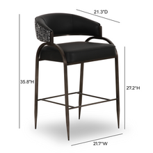 Tatum 2-Tone Performance Vegan Leather Counter Stool