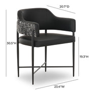 Sezanne 2-Tone Performance Vegan Leather Dining Chair