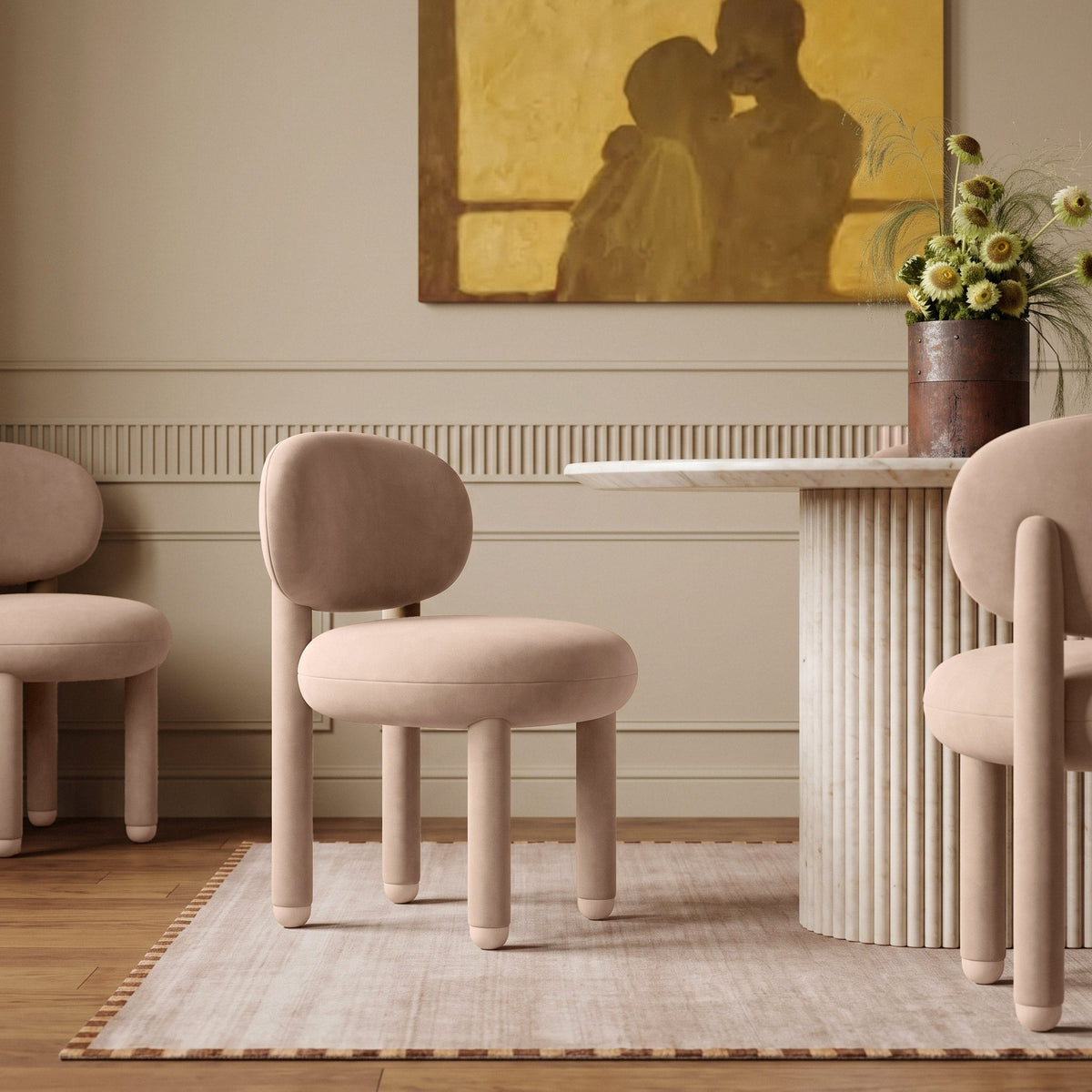 Manu Performance Fabric Side Chair