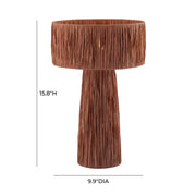 Shelby Raffia Table Lamp