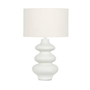 Riviera Cream Textured Table Lamp