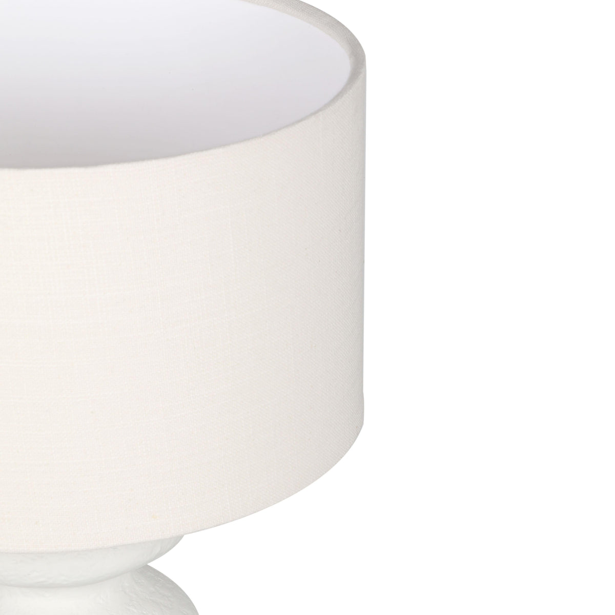 Riviera Cream Textured Table Lamp