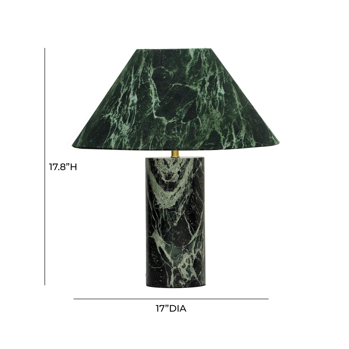 Mable Marble Print Table Lamp