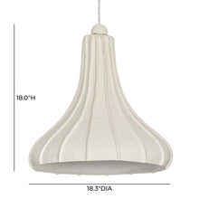 Looma Cotton Mache Pendant Lamp