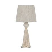 Samba White Cotton Table Lamp