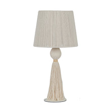 Samba White Cotton Table Lamp