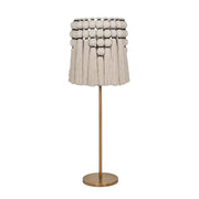 Tutu Cream Cotton Tasseled Floor Lamp