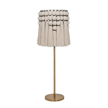 Tutu Cream Cotton Tasseled Floor Lamp