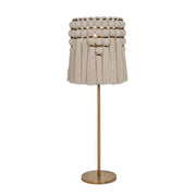 Tutu Cream Cotton Tasseled Floor Lamp