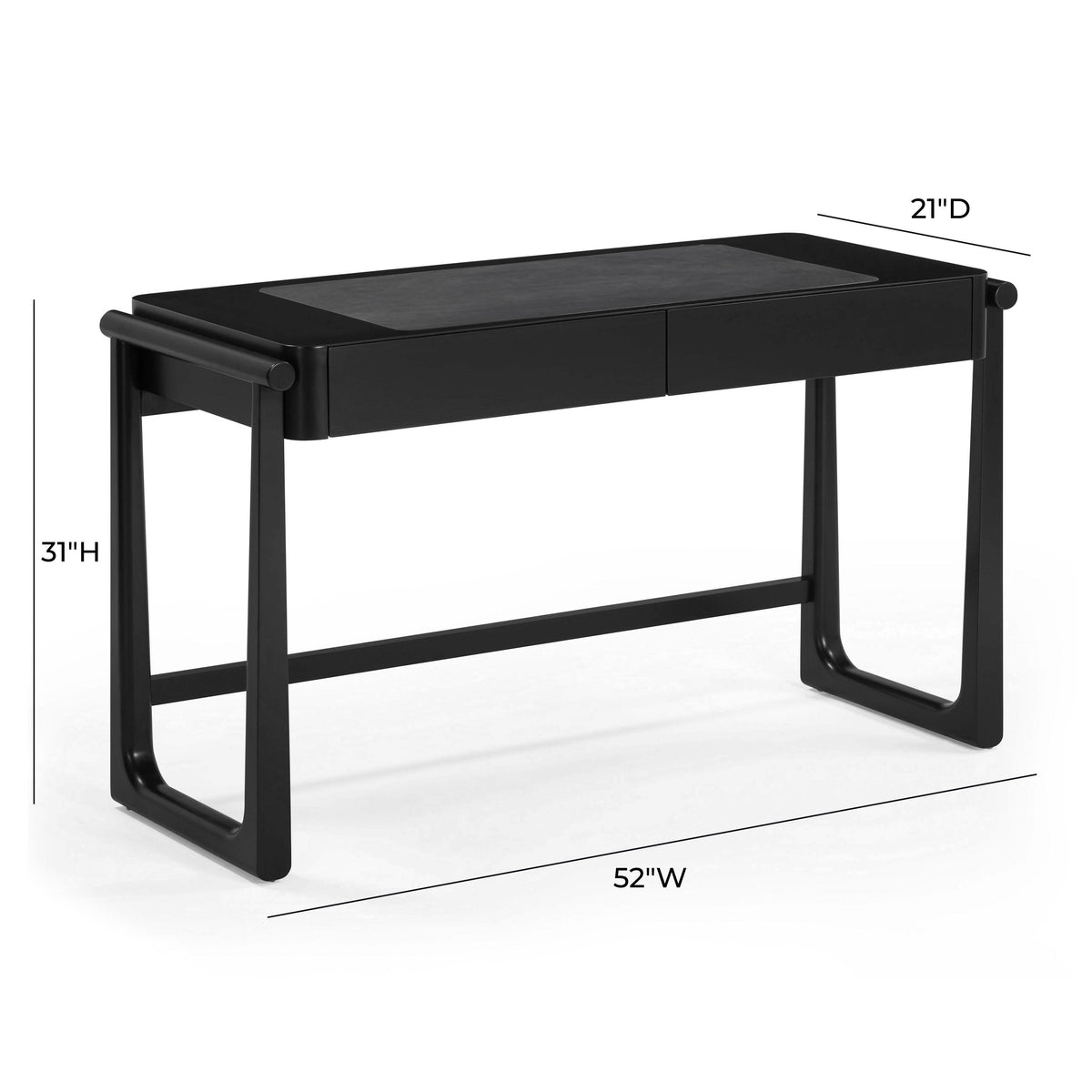 Alfalfa 52" 2-Drawer Desk