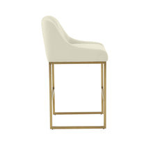 Lisa Pleated Performance Velvet Counter Stool by Inspire Me! Home Decor