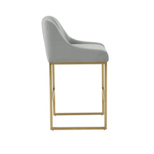 Lisa Pleated Performance Velvet Counter Stool by Inspire Me! Home Decor