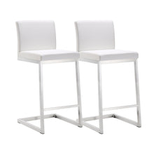 Parma Performance Vegan Leather Counter Stool - Set of 2