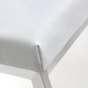 Helsinki White Performance Vegan Leather Stool - Set of 2