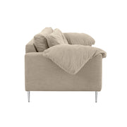 Vari 90" Textured Performance Velvet Lounge Sofa