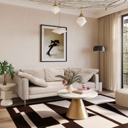 Vari 90" Textured Performance Velvet Lounge Sofa