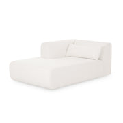 Tarra Cream Performance Chenille Modular Chaise
