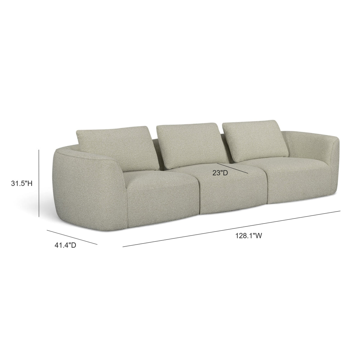 Noor Sofa (93"-128")