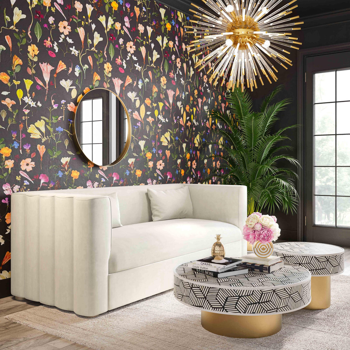 Callie 84" Performance Velvet Sofa