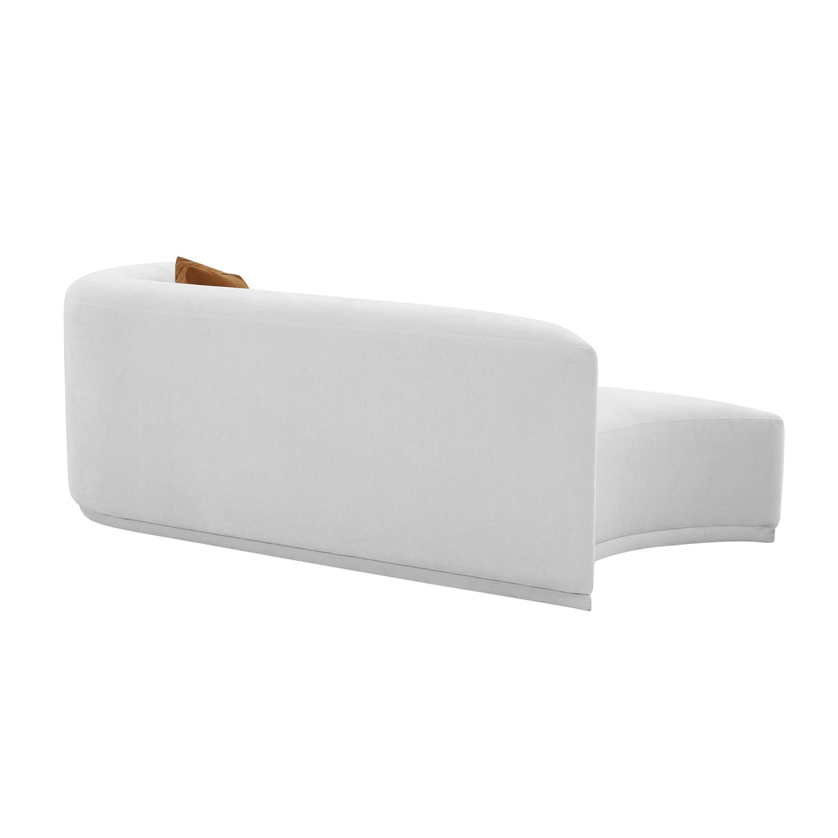 Fickle 82.5" Grey Performance Velvet Modular Loveseat