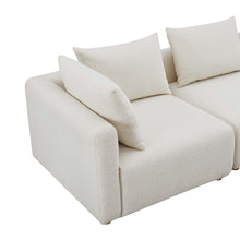 Hangover 4-Piece Cream Performance Boucle Modular Sectional