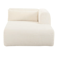 Tarra 71" Fluffy Oversized Performance Corduroy Modular Chaise