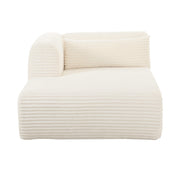 Tarra 71" Fluffy Oversized Performance Corduroy Modular Chaise