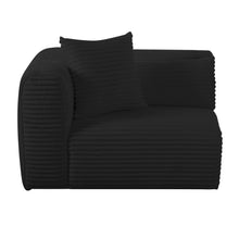 Tarra Fluffy Oversized Performance Corduroy Modular Corner Chair