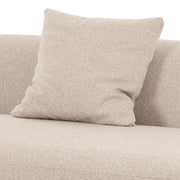 Sylvie 54" Cream Performance Boucle Armless Loveseat